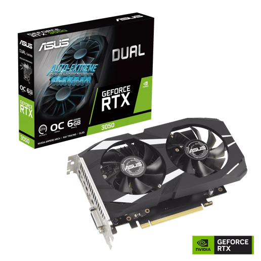 ASUS GeForce RTX 3050 OC 6GB GDDR6 Graphics Card